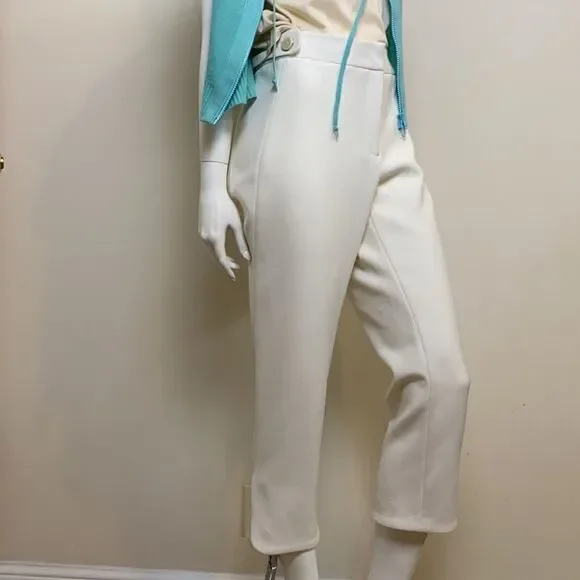 Rachel Roy Pants 12 Signature Cropped Ivory Pants - Picture 2 of 12